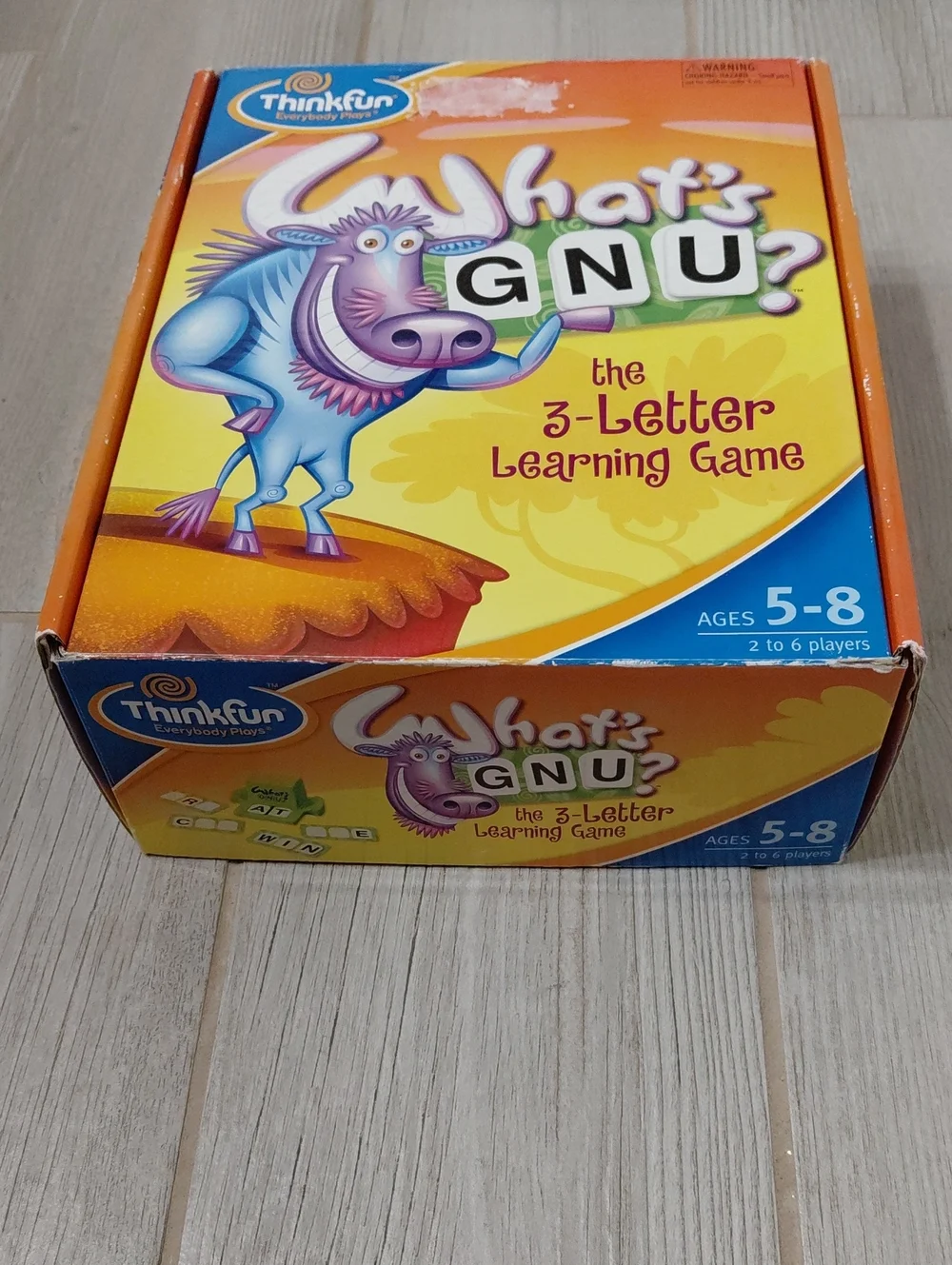 What's GNU? Think Fun the 3-Letter Learning Game